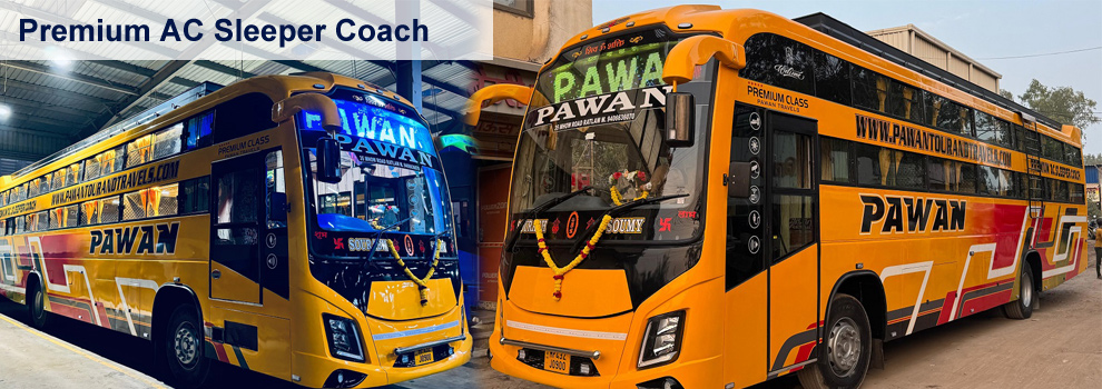 Premium AC Sleeper Coach - Pawan Tours and Travels, Ratlam